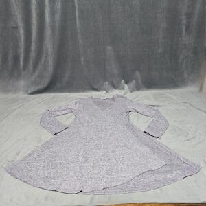 AMP, Gray Long Sleeve Dress, 15099, Sz L